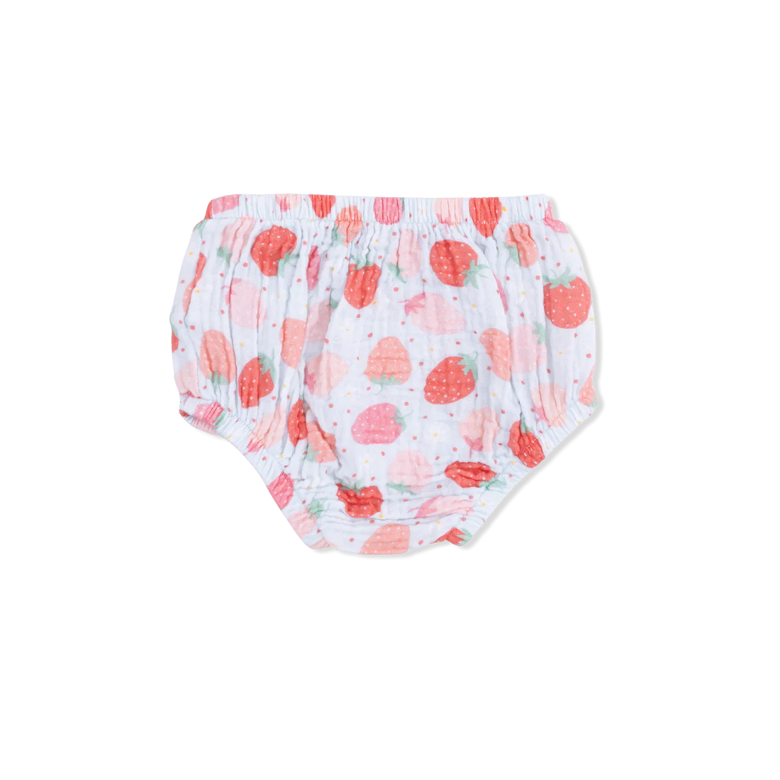 Muslin Jill Dress Sleeveless with Bloomer - Strawberry Bliss by Angel Dear - Image 5