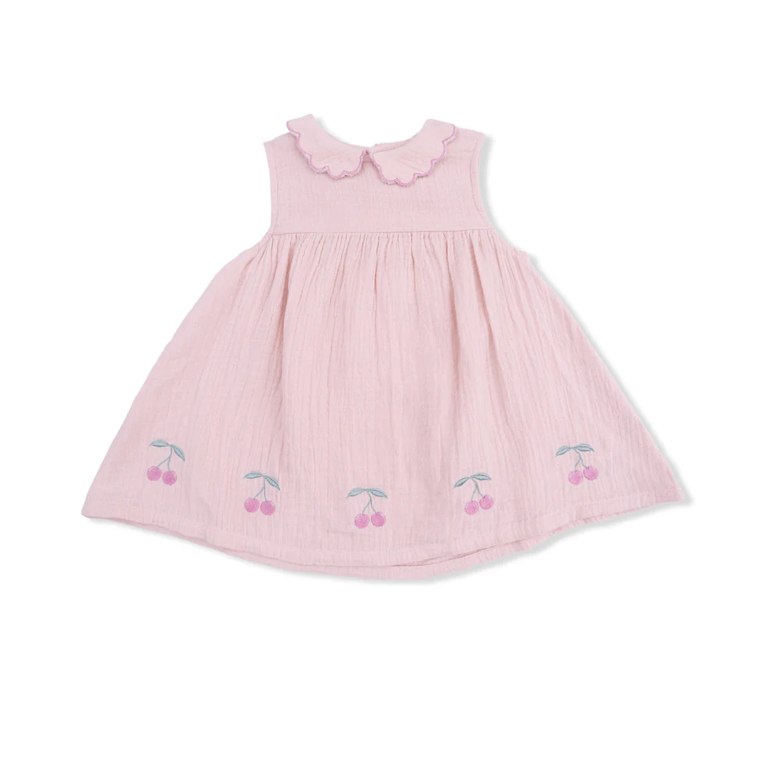 Muslin Petal Collar Dress Set - Lotus by Angel Dear - Image 3