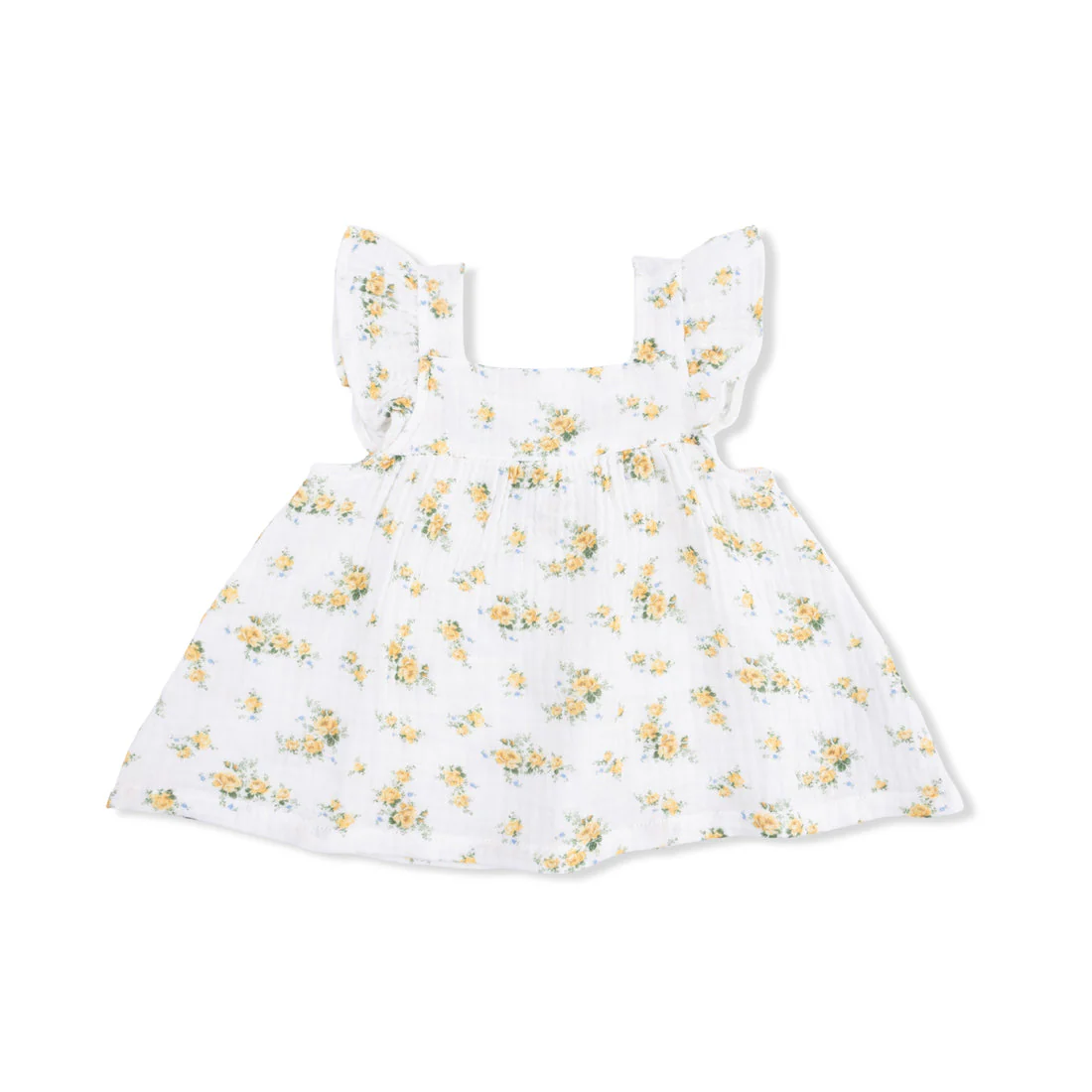 Muslin Pinafore and High Waisted Bloomer - Sunshine Roses by Angel Dear - Image 3