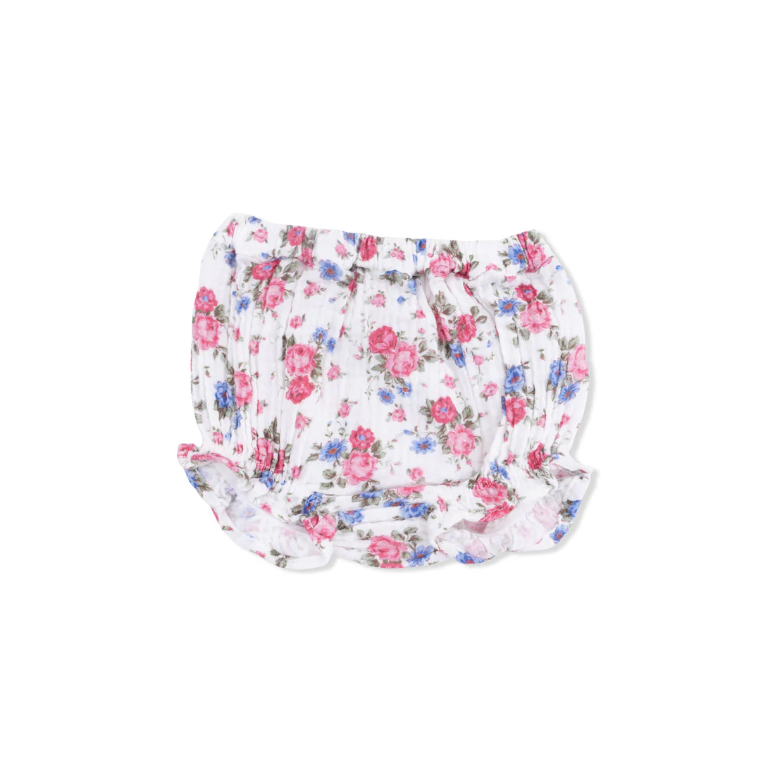 Muslin Ruffle Back Top and Bloomer - Cabbage Roses by Angel Dear - Image 5