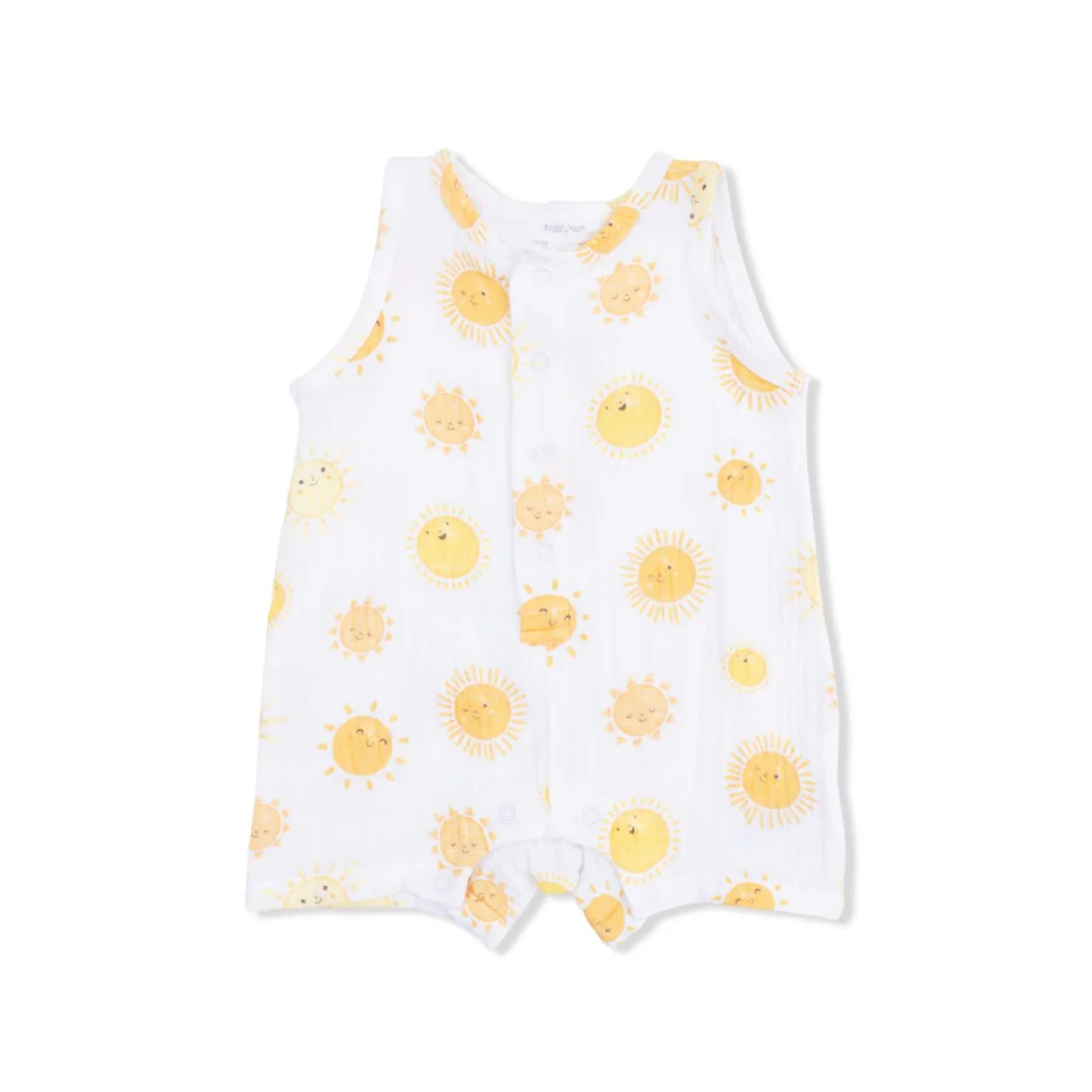 Muslin Sleeveless Shortie Romper - Happy Suns by Angel Dear