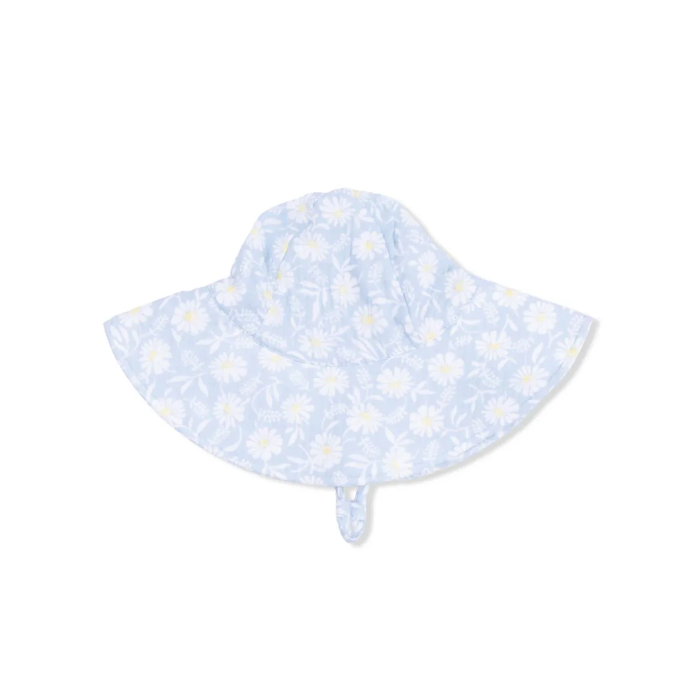 Muslin Wide Brim Sun Hat - Western Daisies by Angel Dear