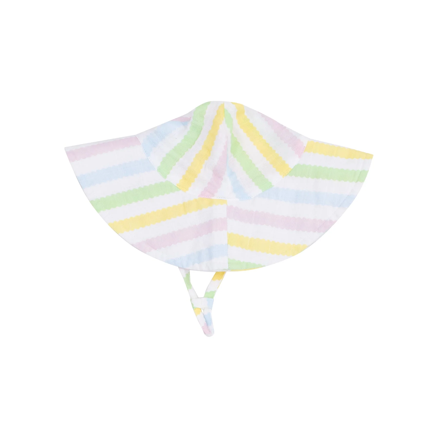 Muslin Wide Brim Sunhat - Ric Rac Stripe by Angel Dear - FINAL SALE