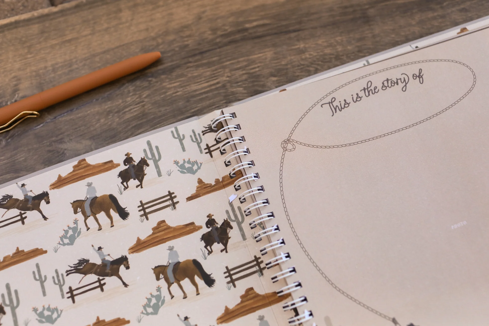 My First Rodeo Baby Memory Book by Lucy Darling - Image 2