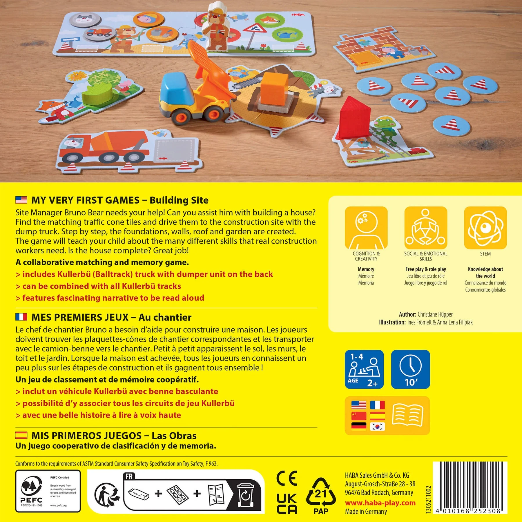 My Very First Games - Building Site Construction Game by Haba - Image 8