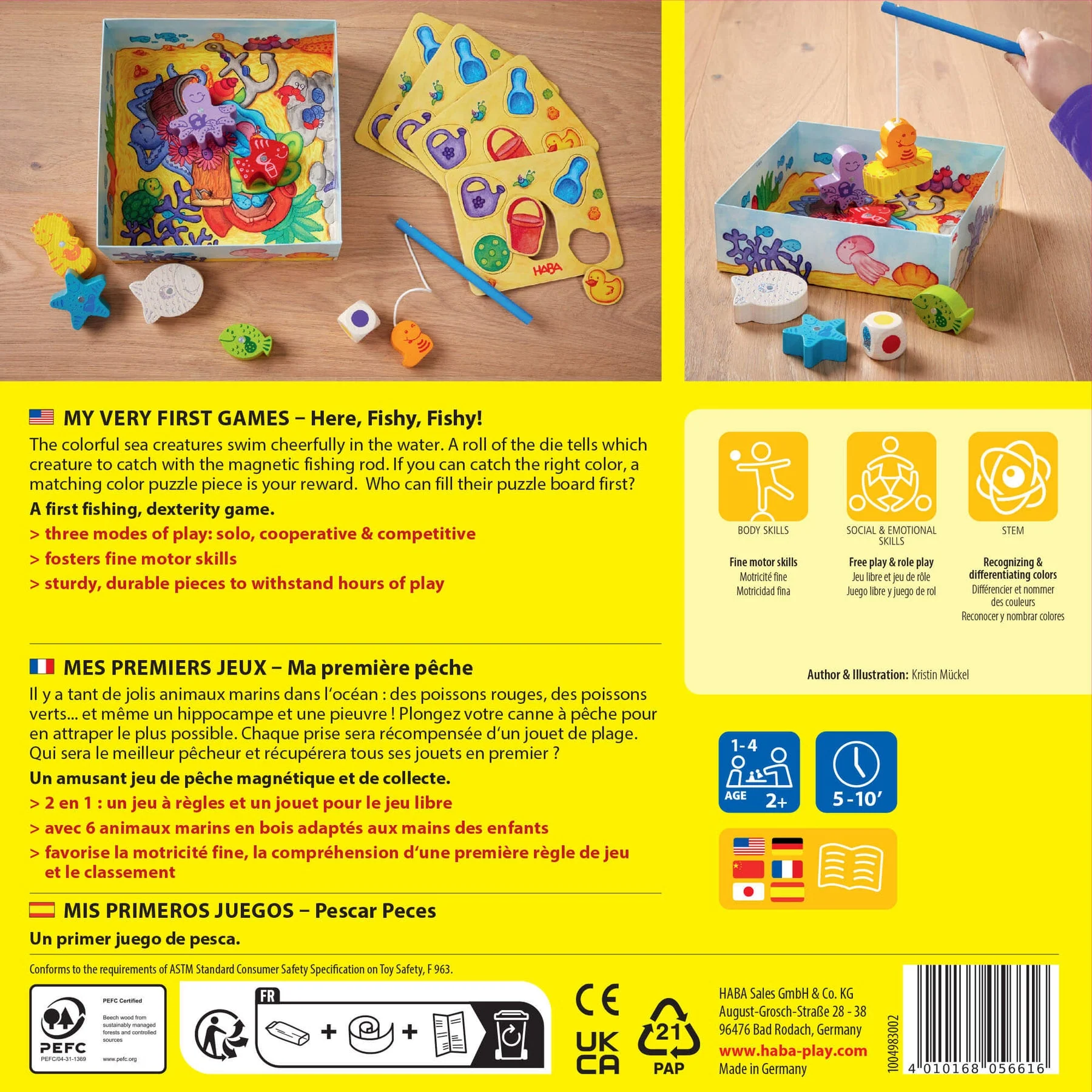My Very First Games - Here Fishy Fishy by Haba - Image 6