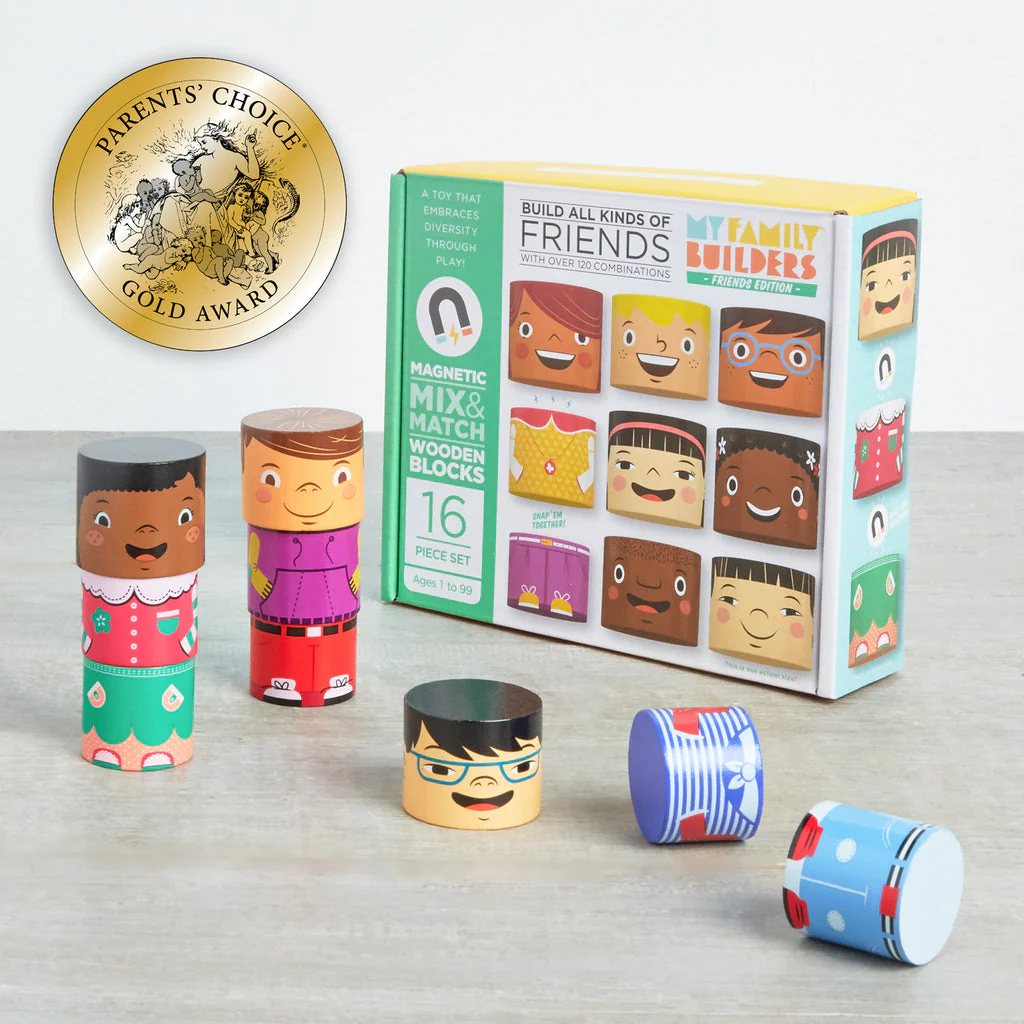 My Family Builders Toy Set - 16 pc Friends Edition - Image 5