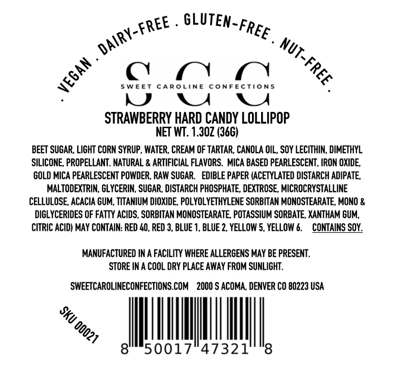 Mystical Pony Lollipop - Strawberry by Sweet Caroline Confections - Image 3