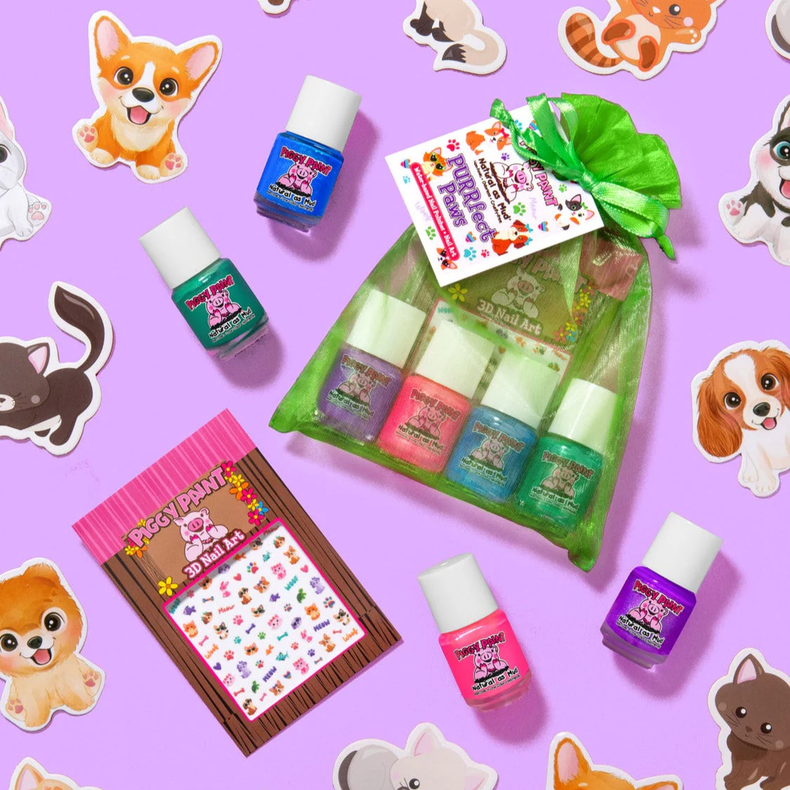 Nail Polish Set - Purrfect Paws by Piggy Paint - Image 9