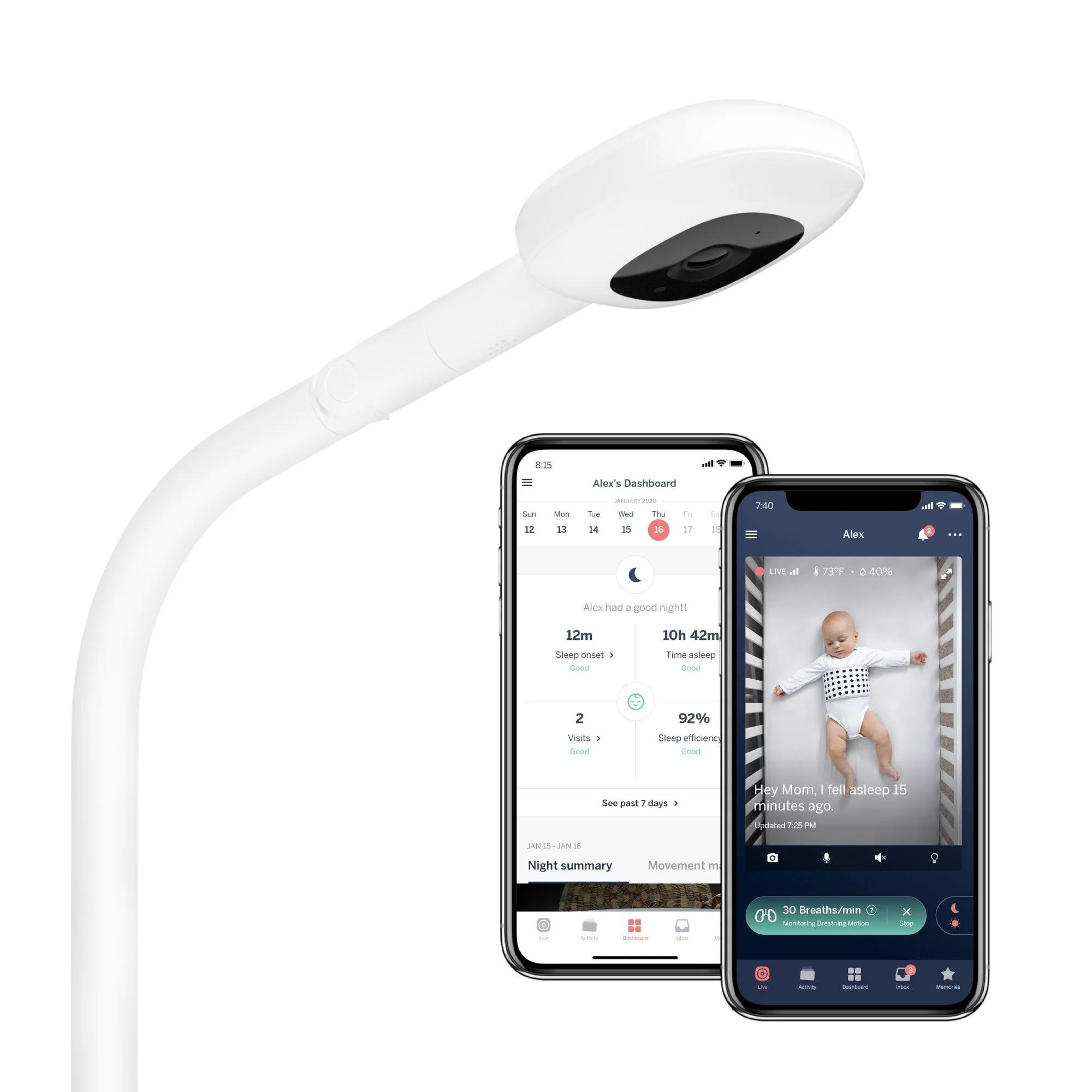 Nanit Pro Smart Baby Monitor + Floor Stand