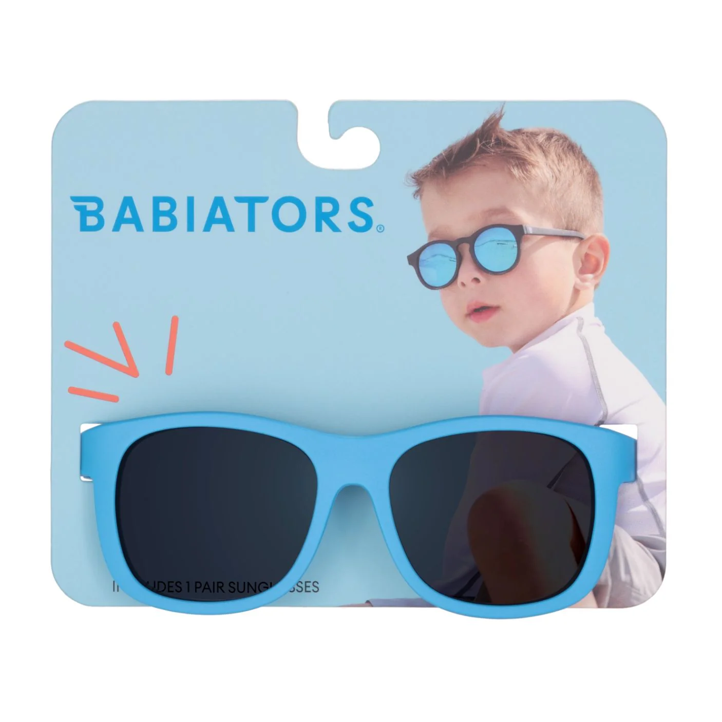 Navigator Sunglasses on Hangtag - Sky Blue by Babiators