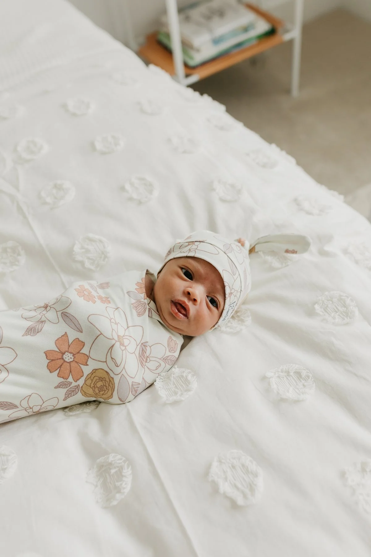 Newborn Top Knot Hat - Ferra by Copper Pearl - Image 3