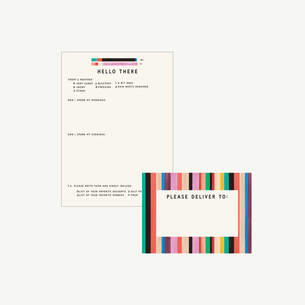 Newly Imagined Grandparent + Grandchild Pen Pal Kit by Mr. Boddington's Studio - Image 3