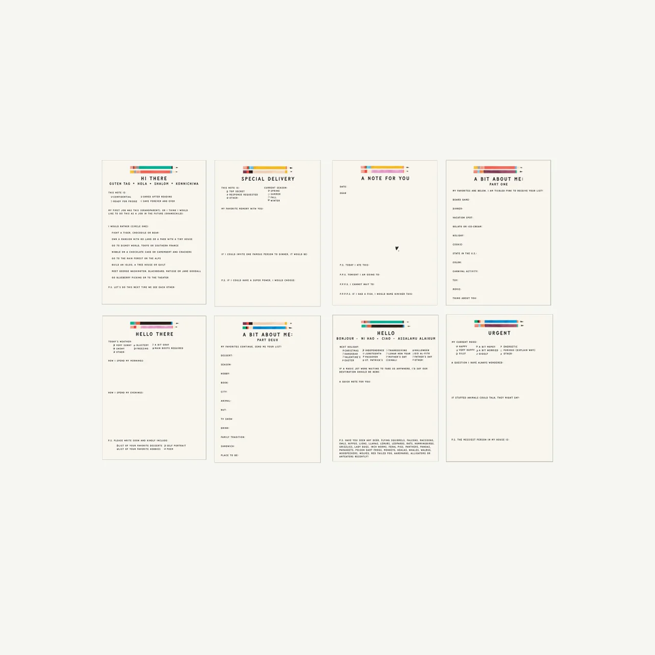 Newly Imagined Grandparent + Grandchild Pen Pal Kit by Mr. Boddington's Studio - Image 4