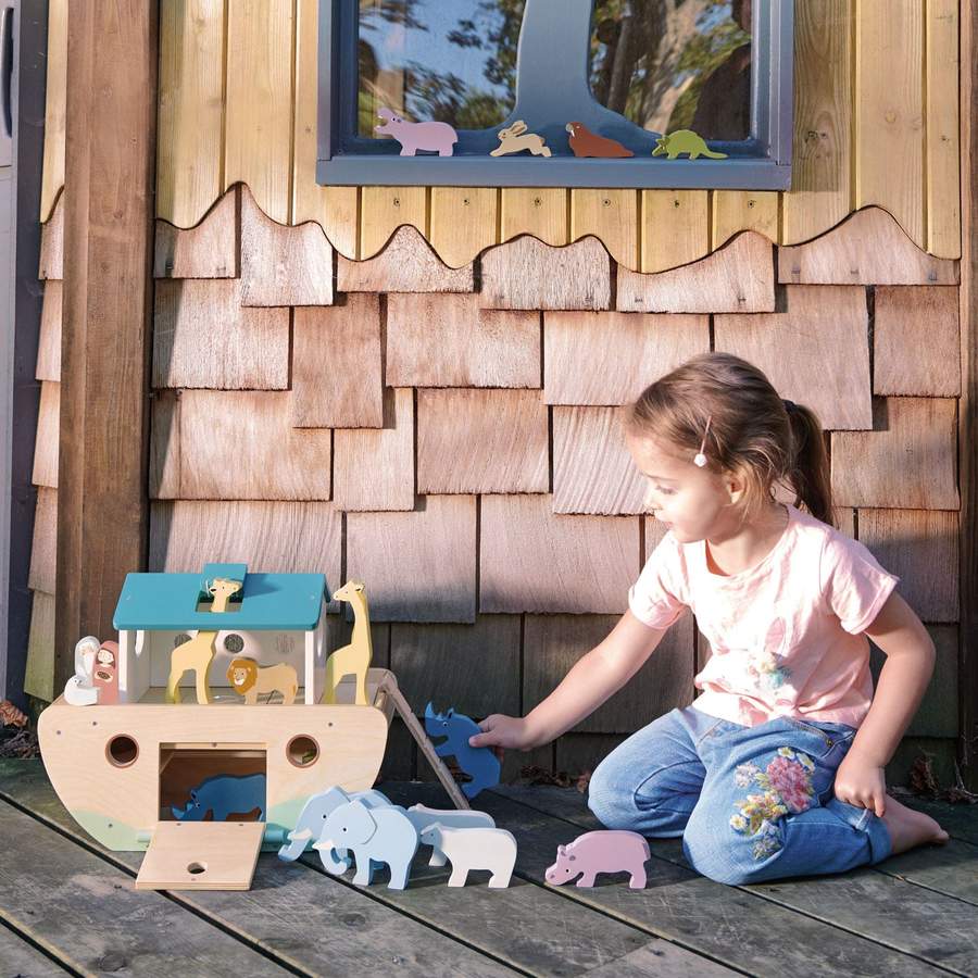 Noah's Wooden Ark by Tender Leaf Toys - Image 2