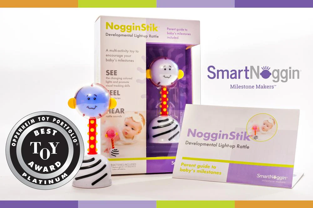 NogginStik Developmental Light-Up Rattle by SmartNoggin - Image 4