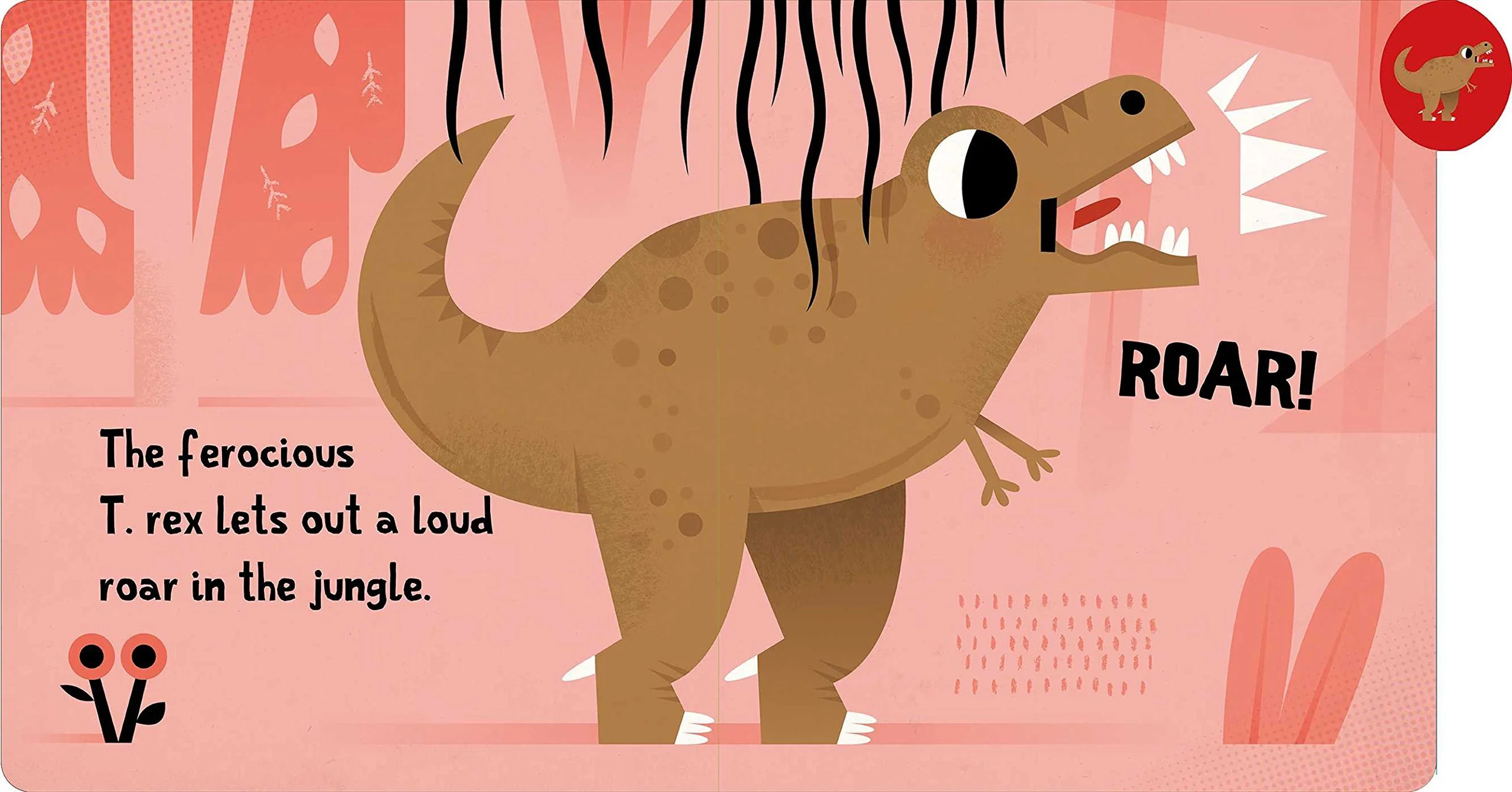 Noisy Tabs!: Dinosaurs - Board Book - Image 3