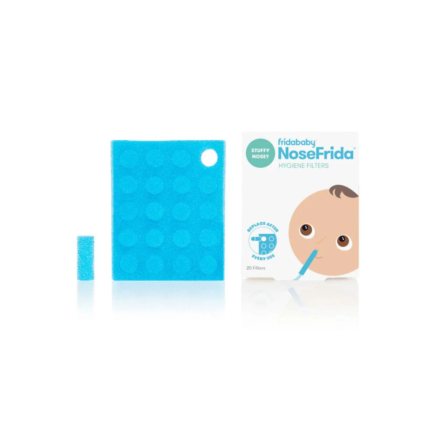 NoseFrida Replacement Filters - 20 ct