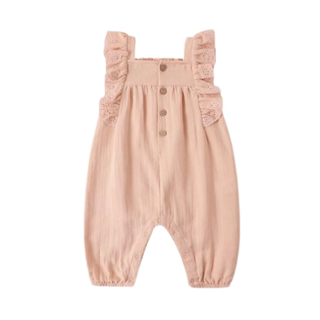 Nova Romper - Melon by Quincy Mae