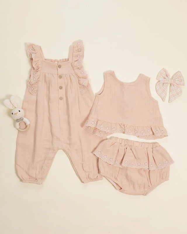 Nova Romper - Melon by Quincy Mae - Image 2