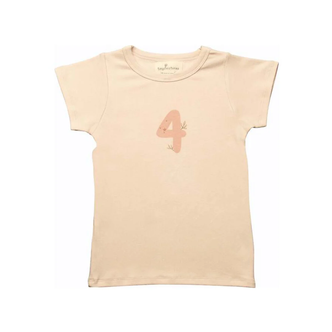 Numbers Crown Birthday Tee by Tiny Victories - Image 2