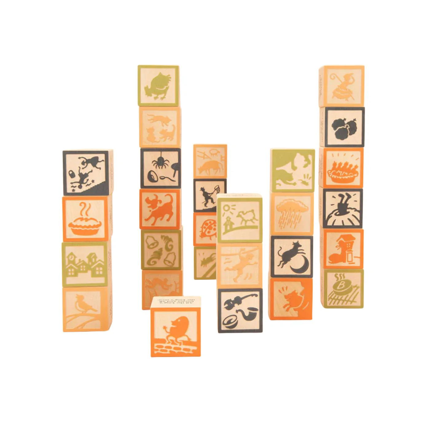Nursery Rhyme Wooden Blocks by Uncle Goose