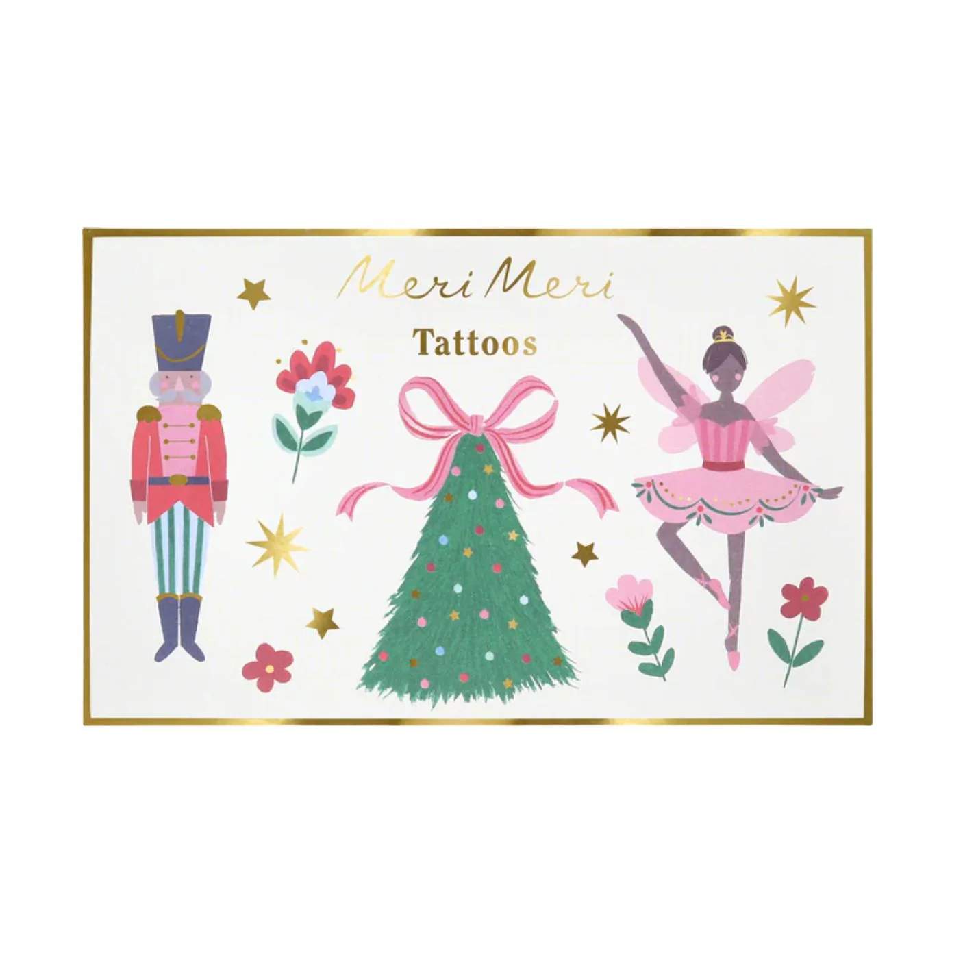Nutcracker Ballet Temporary Tattoos by Meri Meri