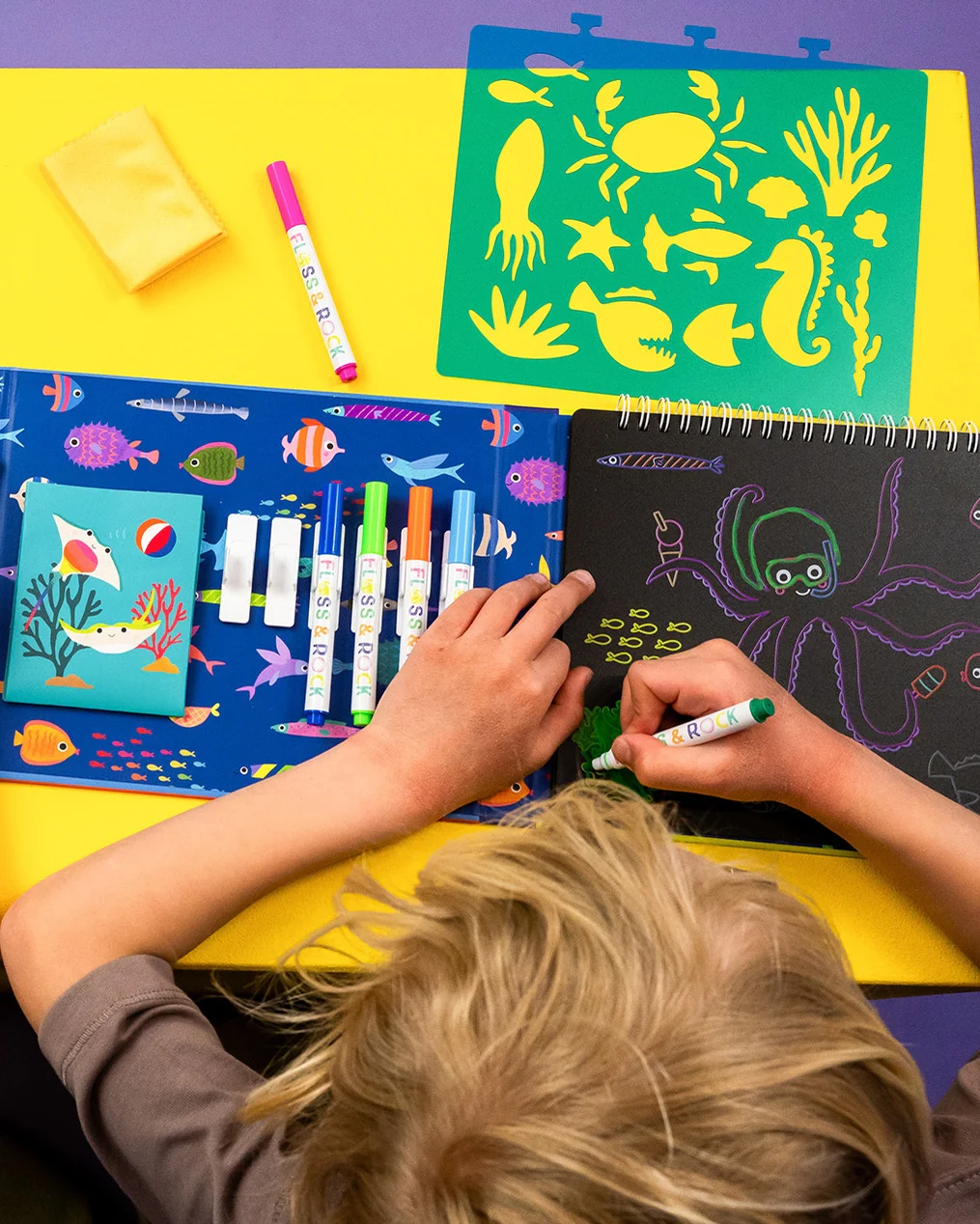 Ocean Chalkboard Sketchbook by Floss & Rock - Image 2