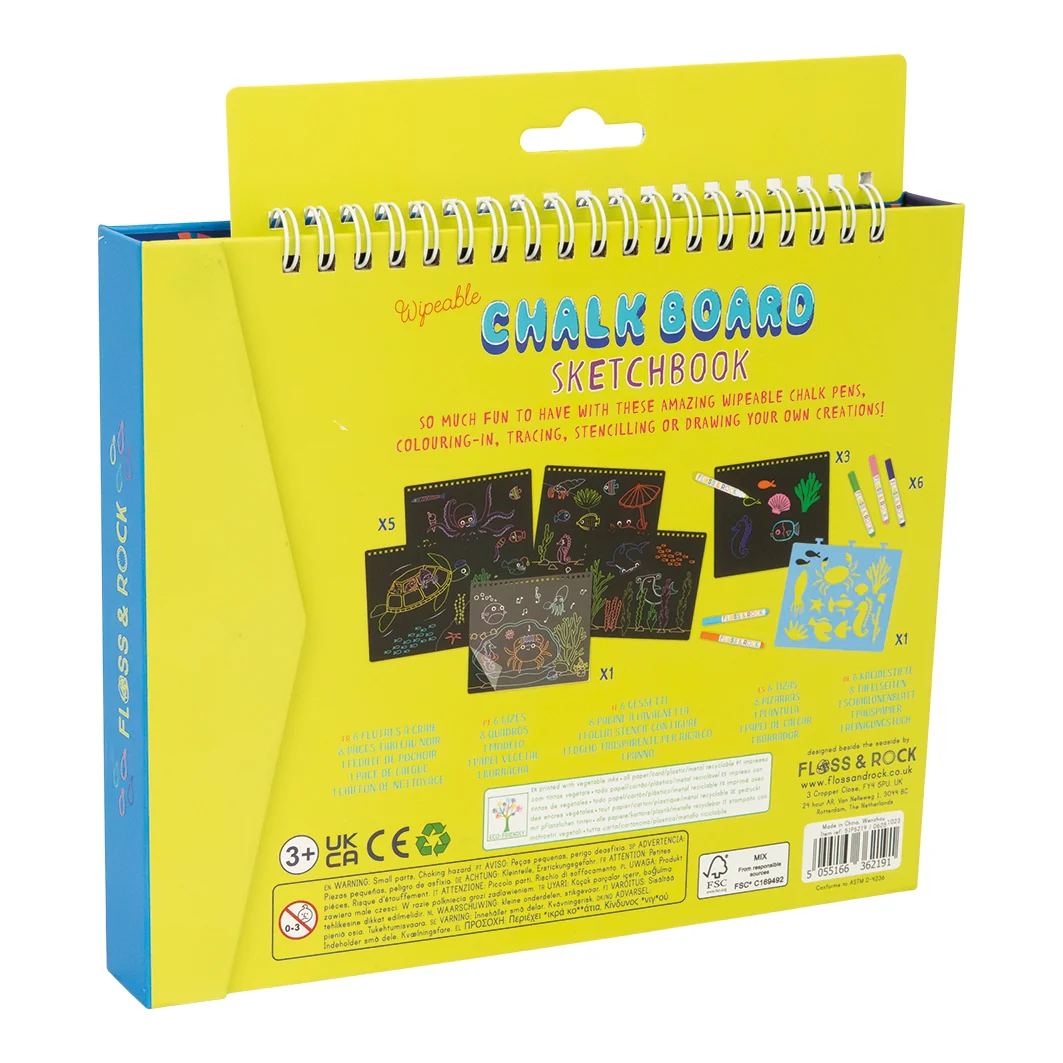 Ocean Chalkboard Sketchbook by Floss & Rock - Image 6