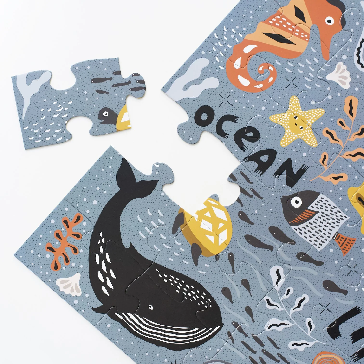 Ocean Life Floor Puzzle by Wee Gallery - Image 2