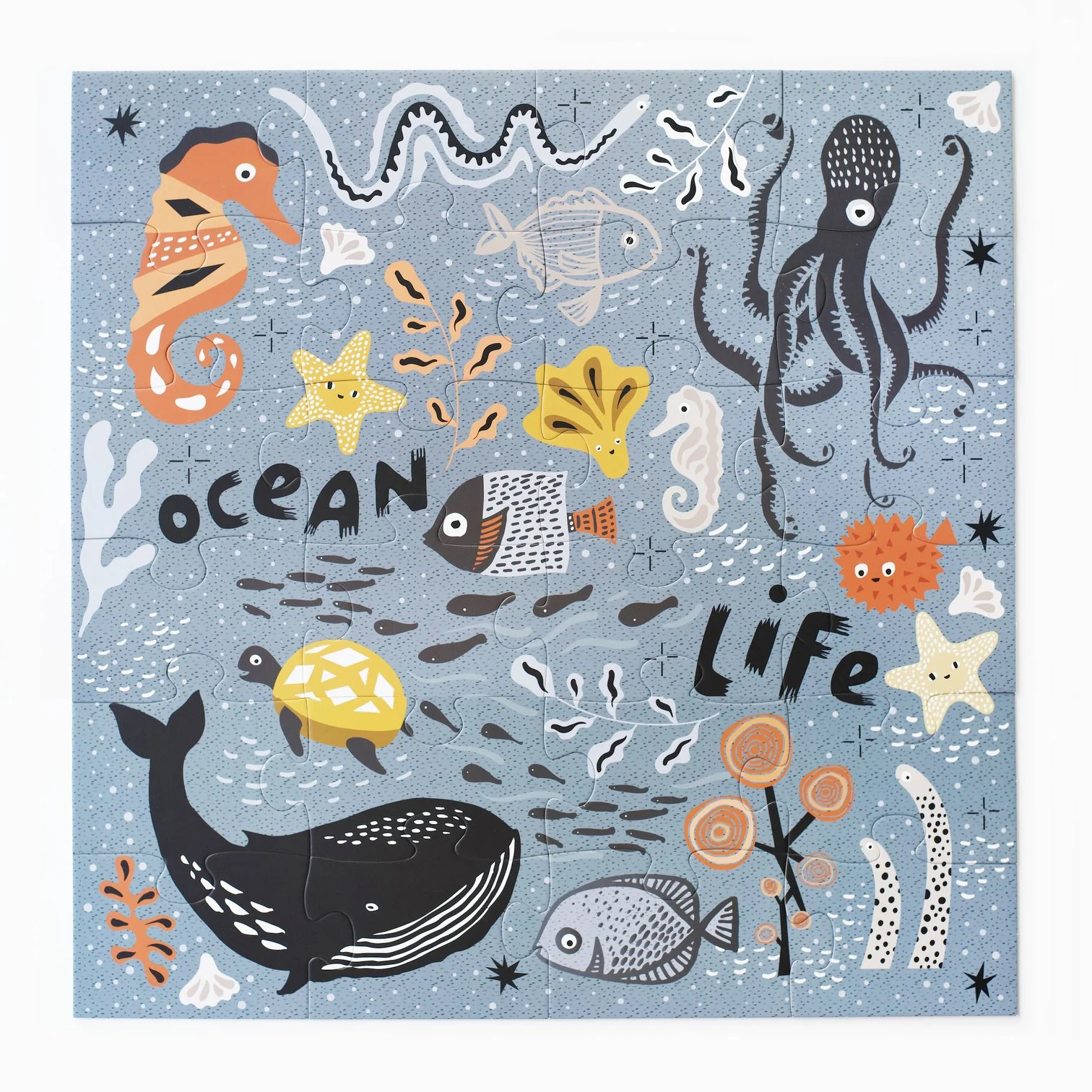 Ocean Life Floor Puzzle by Wee Gallery - Image 6
