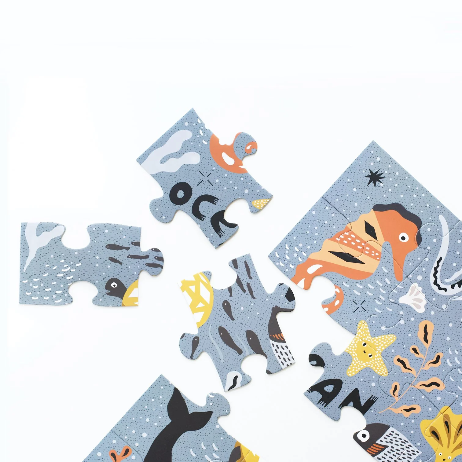 Ocean Life Floor Puzzle by Wee Gallery - Image 7