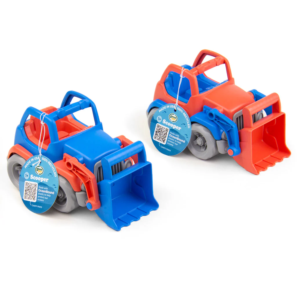 OceanBound Construction Truck - Scooper (1 Unit Assorted) by Green Toys - Image 4