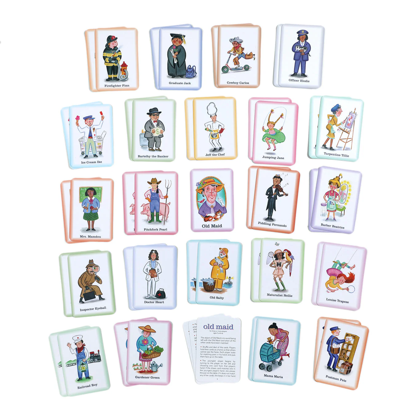 Old Maid Playing Cards by Eeboo - Image 4