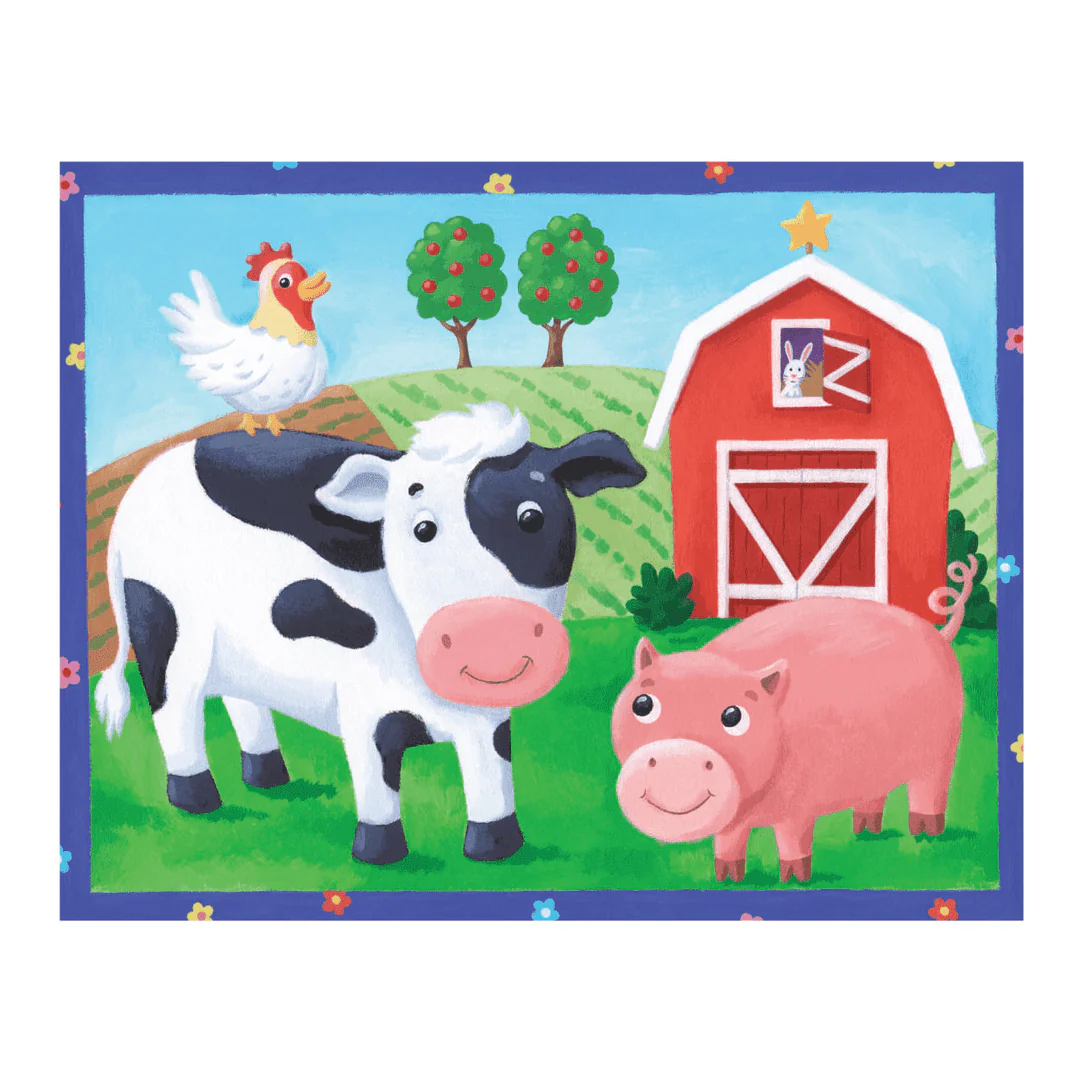 On The Farm 12-Piece Pouch Puzzle by Mudpuppy - Image 2