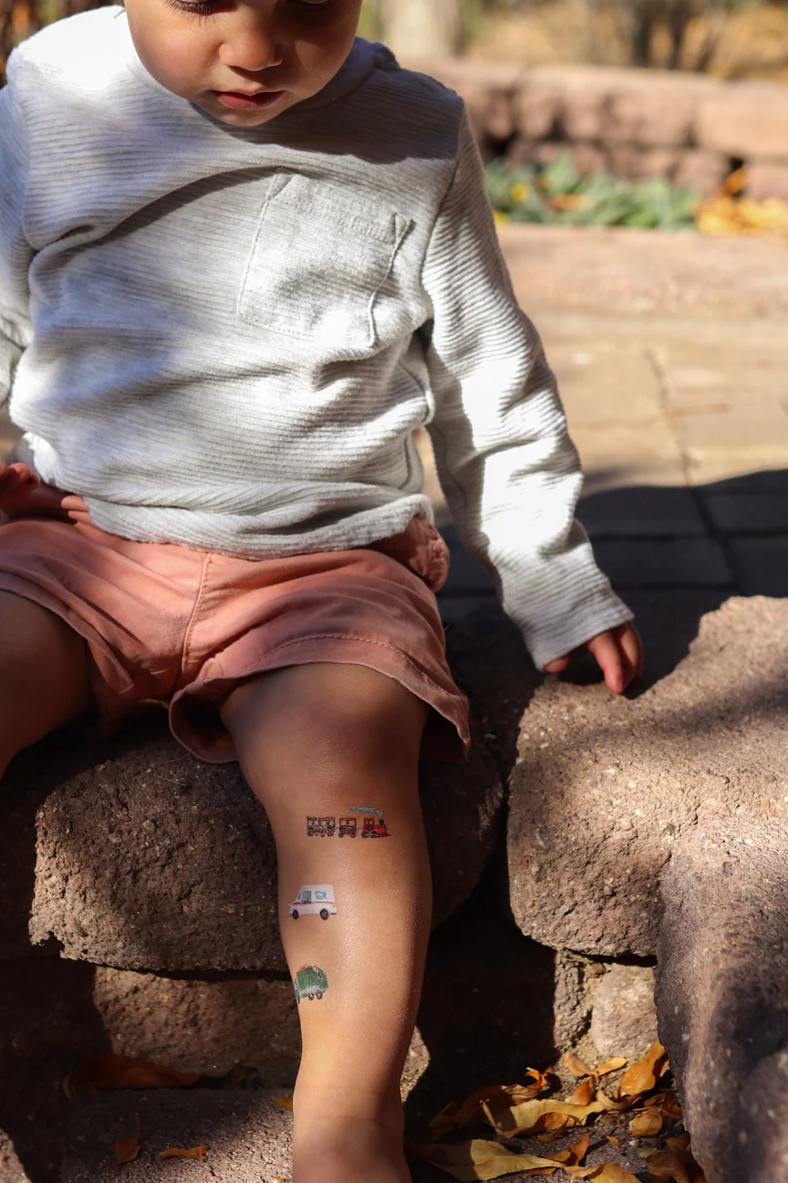On Wheels Temporary Tattoos - Set of 2 by Saint Tattoos - Image 4