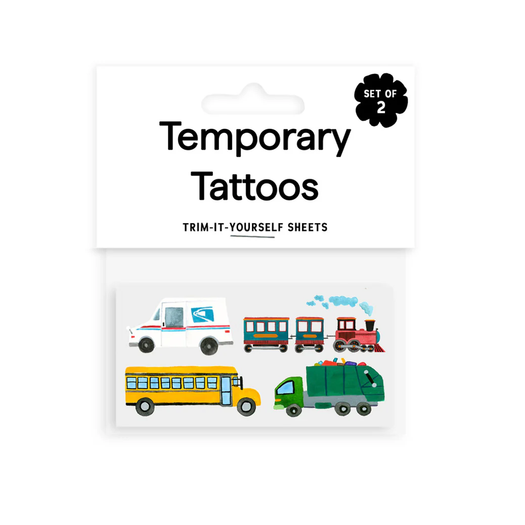 On Wheels Temporary Tattoos - Set of 2 by Saint Tattoos - Image 6