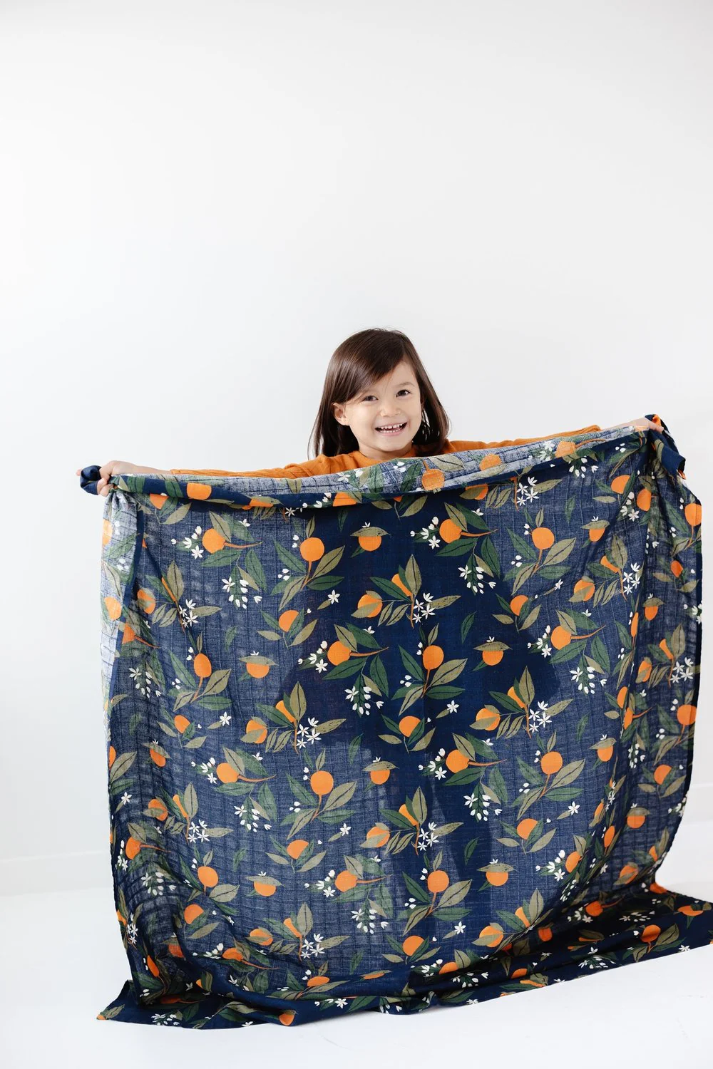 Orange Blossom Swaddle by Clementine Kids - Image 3