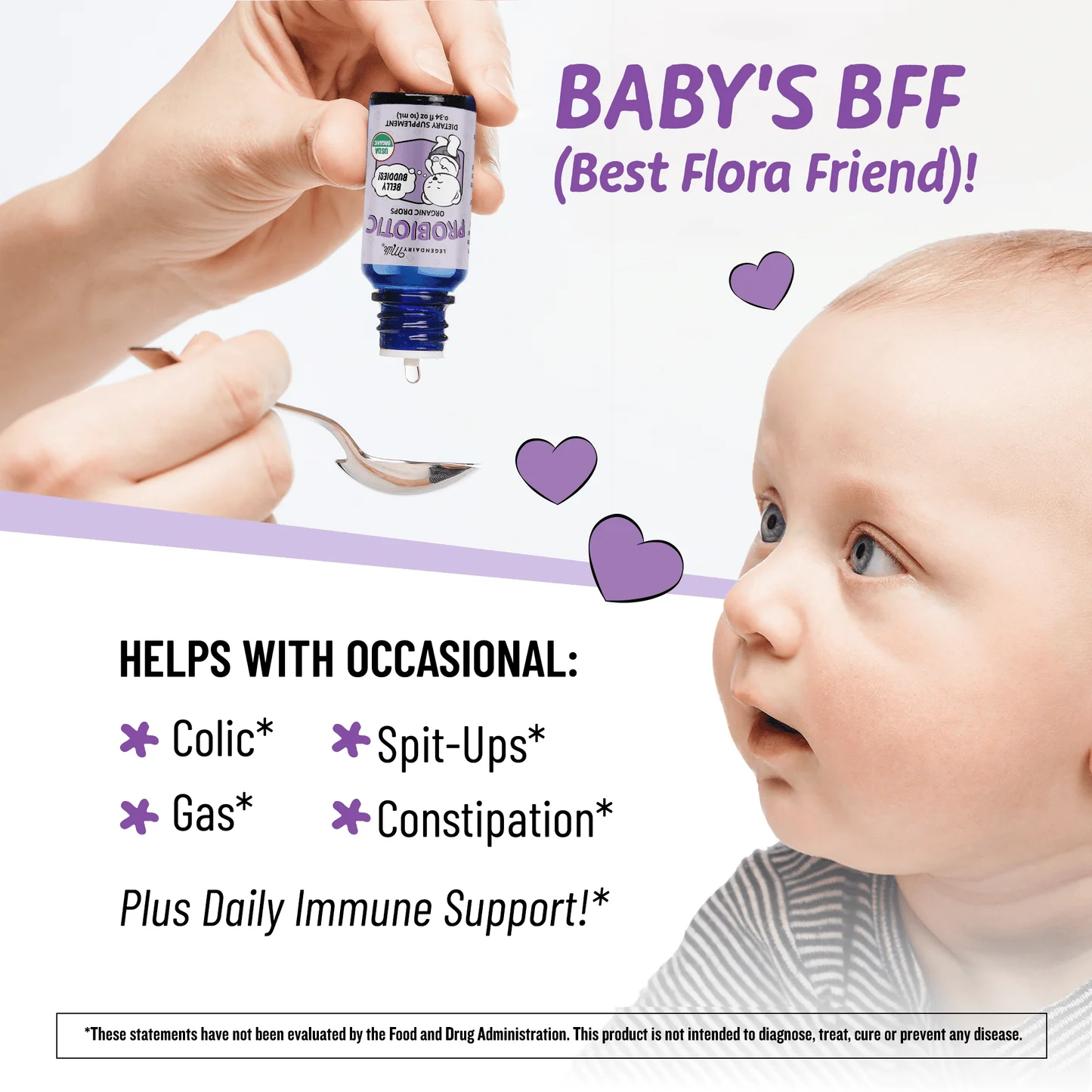 Organic Baby and Toddler Probiotic Drops by Legendairy Milk - Image 3