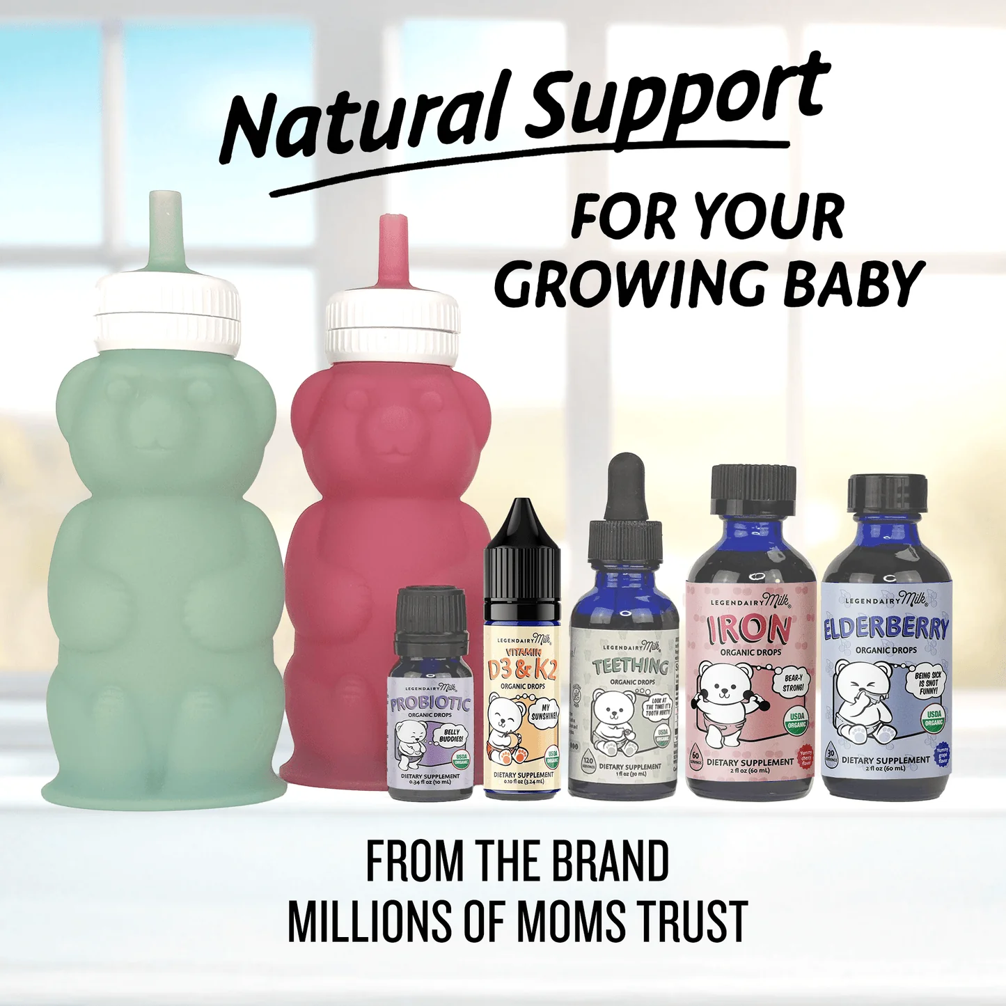 Organic Baby and Toddler Probiotic Drops by Legendairy Milk - Image 6