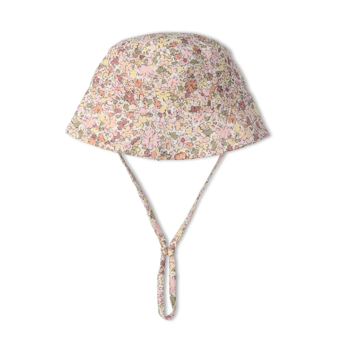 Organic Bucket Sun Hat - Pastel Bloom by Makemake Organics