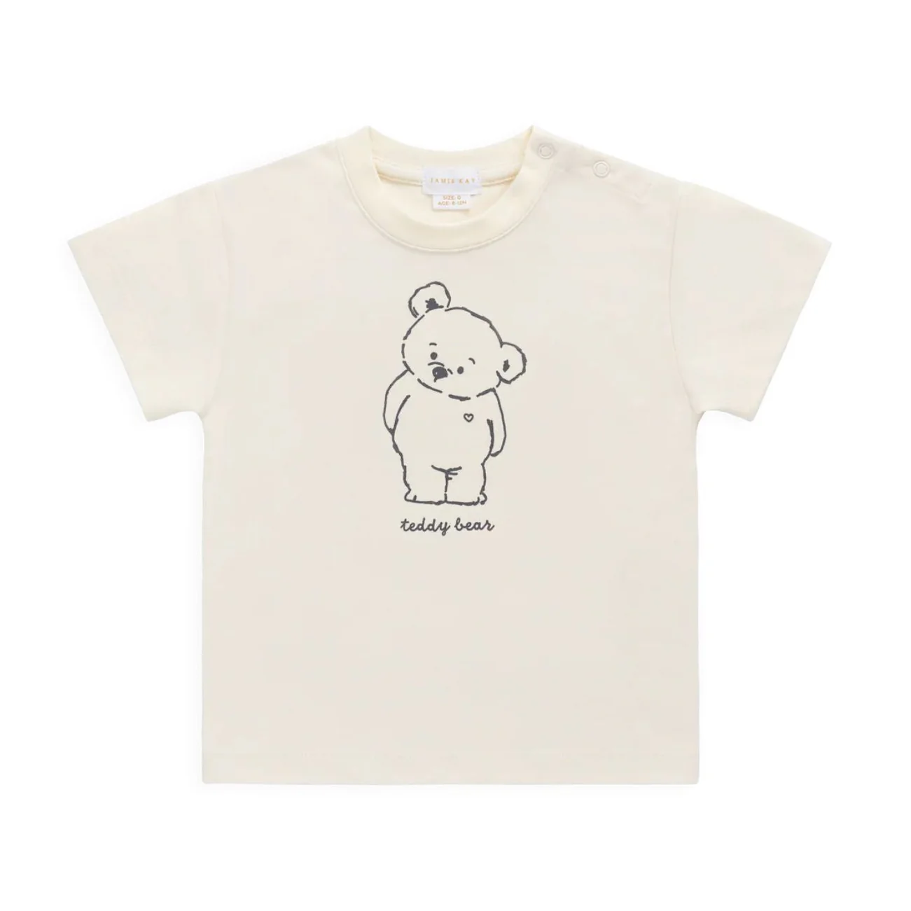 Organic Cotton Bjorn Tee - Snuggle Buddy Cloud by Jamie Kay - FINAL SALE
