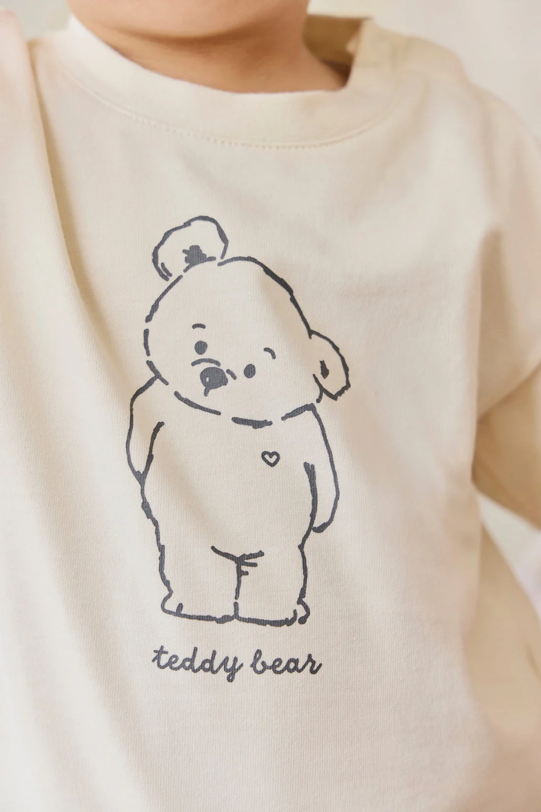 Organic Cotton Bjorn Tee - Snuggle Buddy Cloud by Jamie Kay - FINAL SALE - Image 3