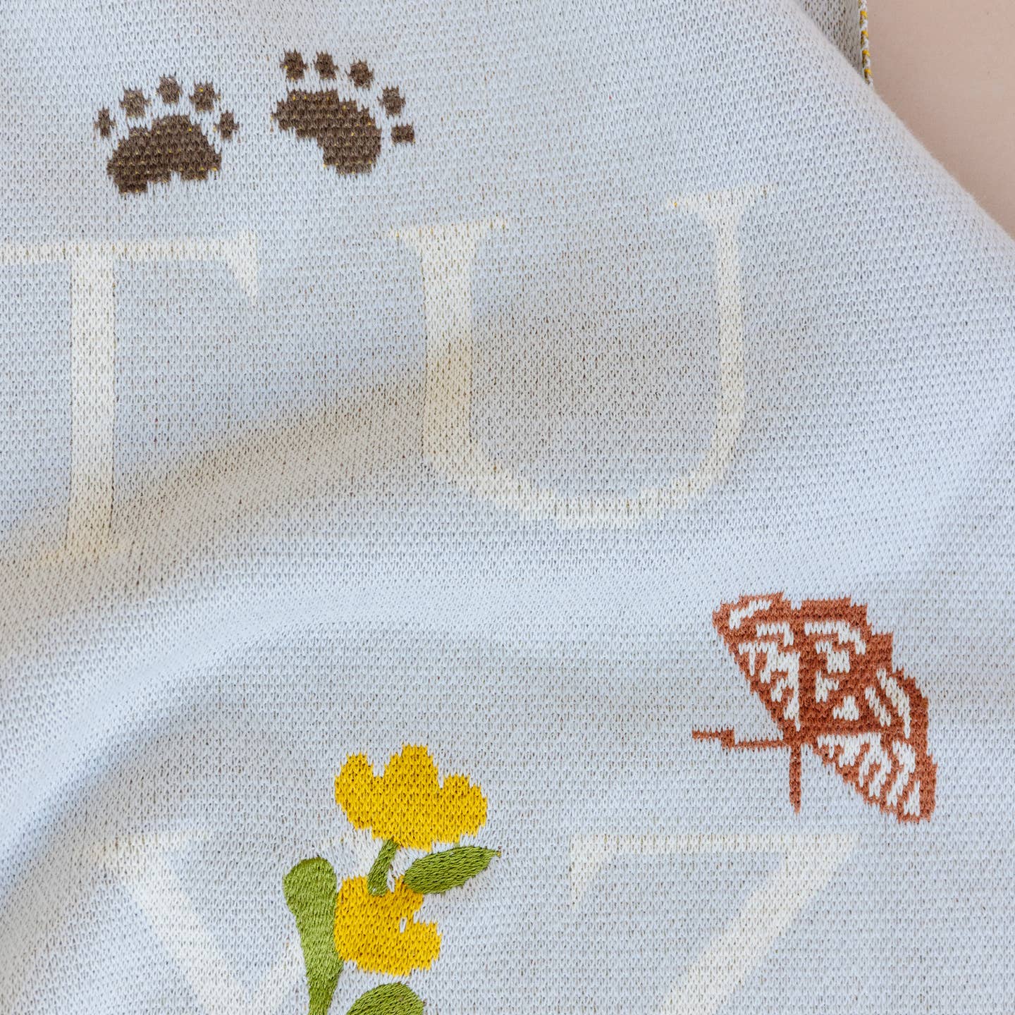 Organic Cotton Blanket - Abc Woodland by The Blueberry Hill - Image 4