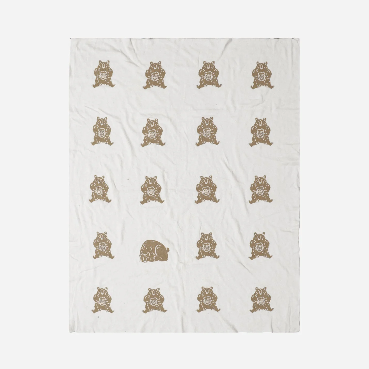 Organic Cotton Blanket - Honey Bear by The Blueberry Hill - Image 12
