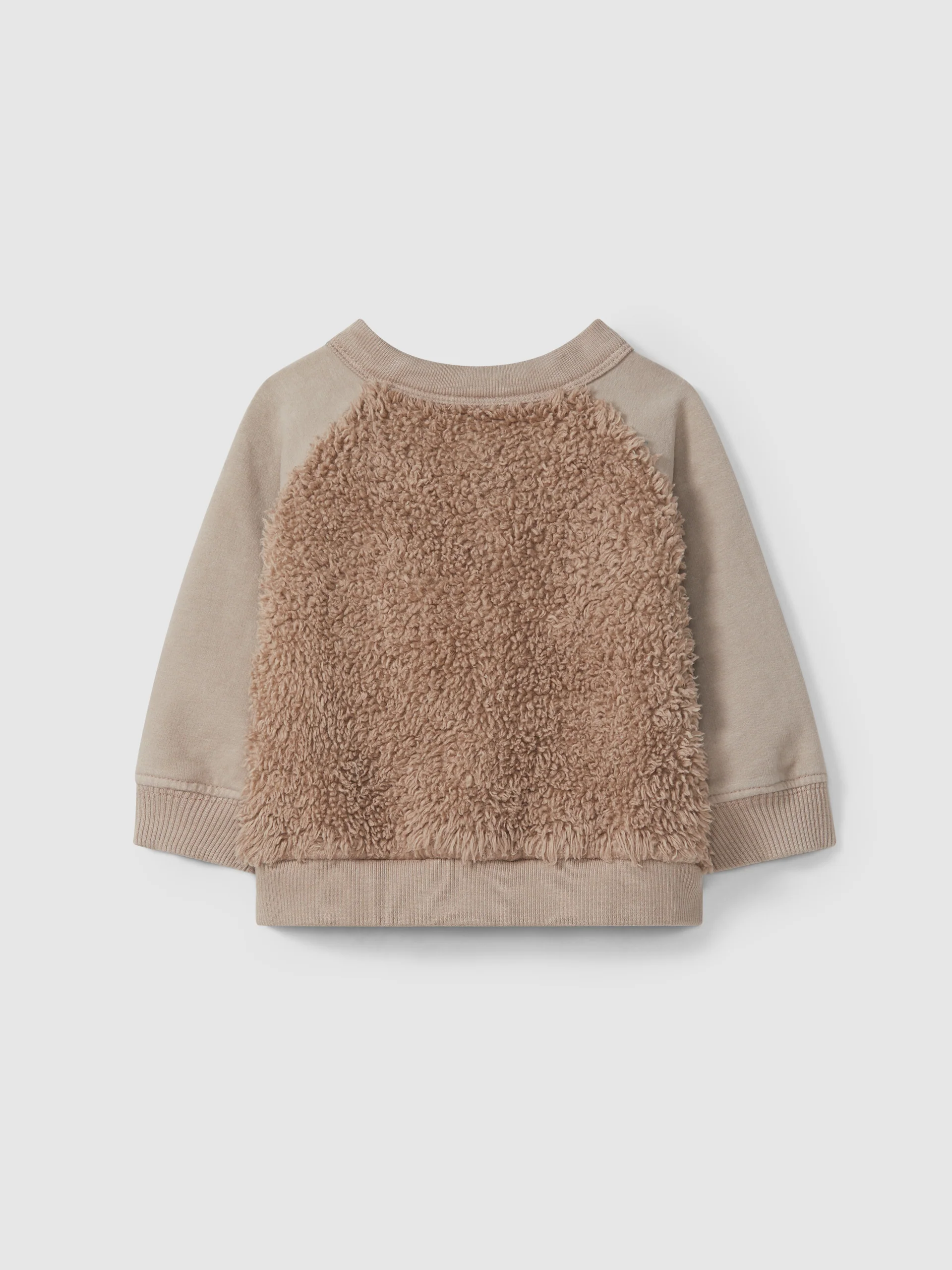 Organic Cotton Fur Jacket - Taupe by Snug - FINAL SALE - Image 2