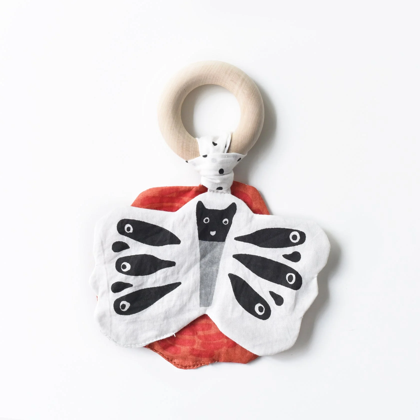 Organic Crinkle Teether - Butterfly by Wee Gallery - Image 3