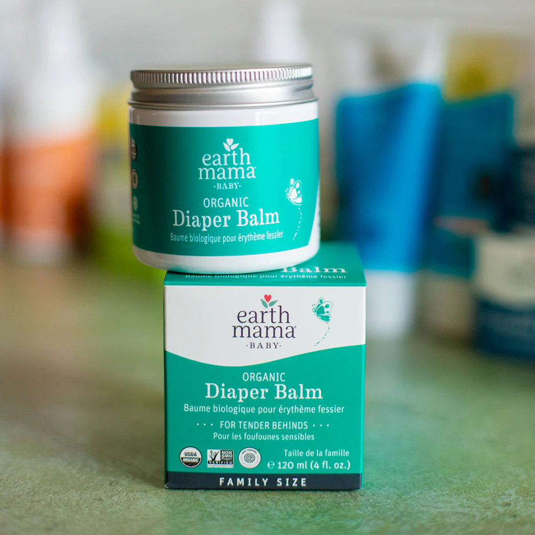 Organic Diaper Balm 4 oz by Earth Mama Organics - Image 2
