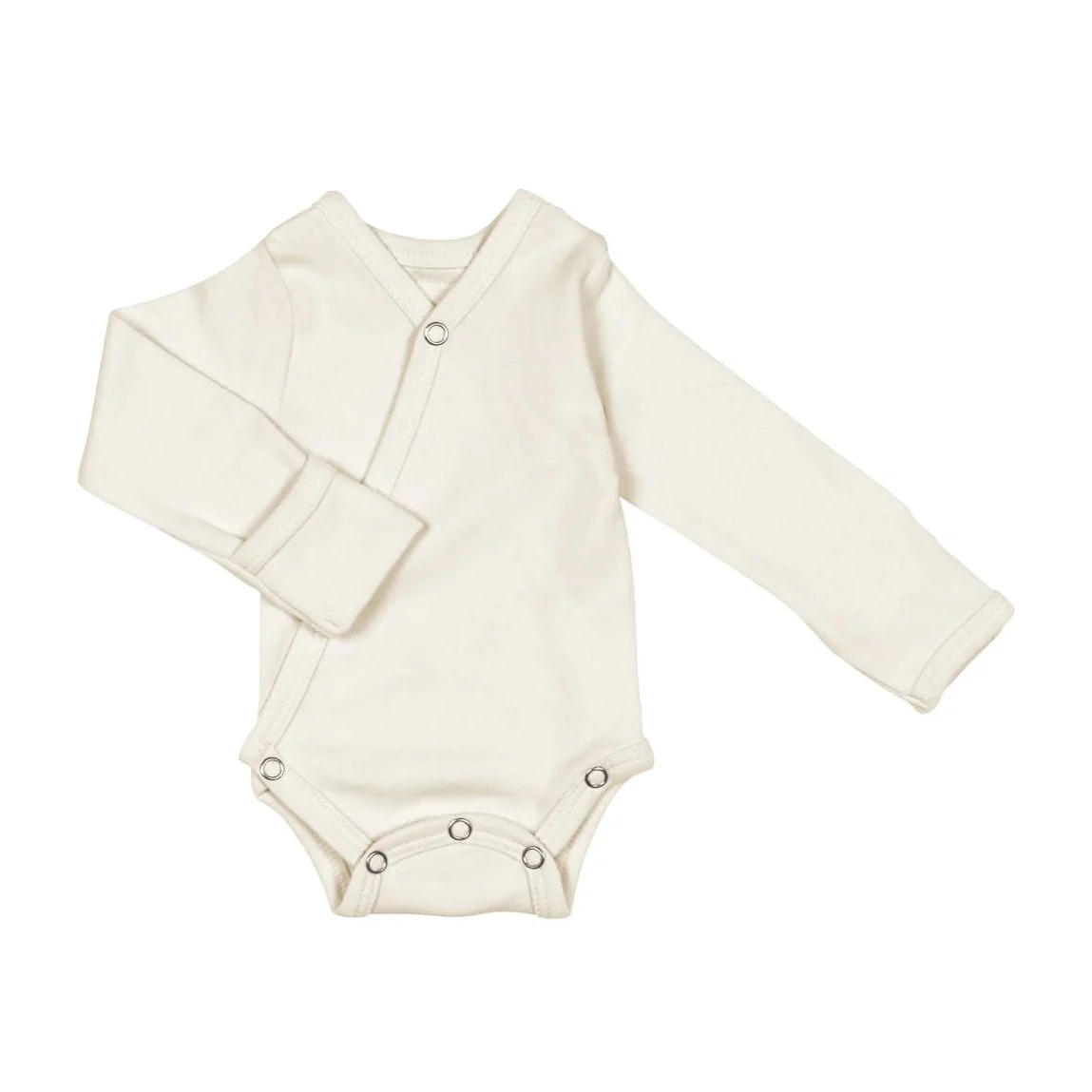 Organic Kimono Bodysuit - Buttercream by Loved Baby