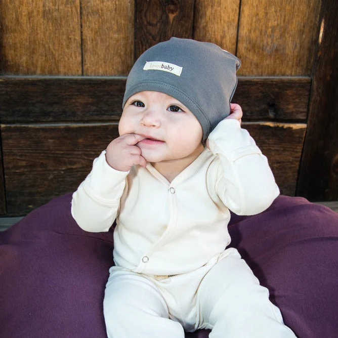 Organic Kimono Bodysuit - Buttercream by Loved Baby - Image 3